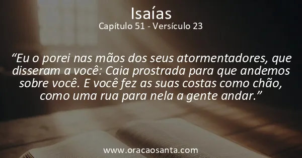 Isaías 51:23