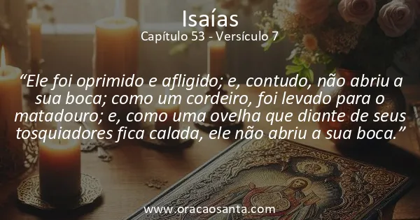 Isaías 53:7