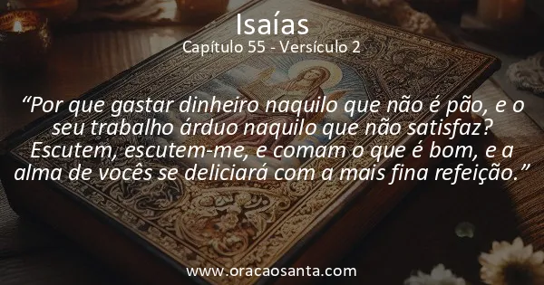 Isaías 55:2