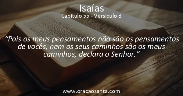 Isaías 55:8