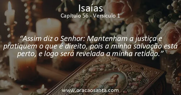 Isaías 56:1
