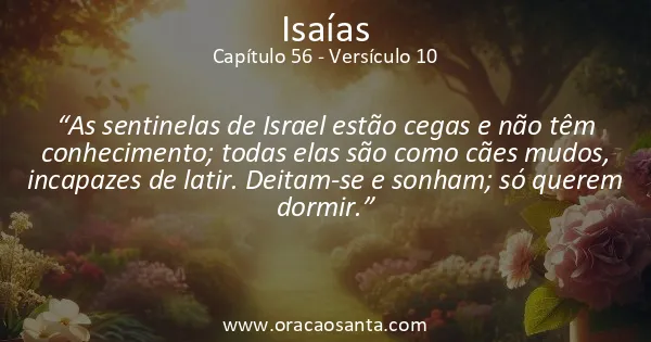 Isaías 56:10