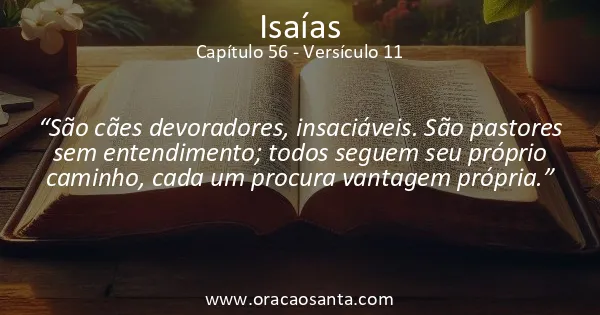 Isaías 56:11