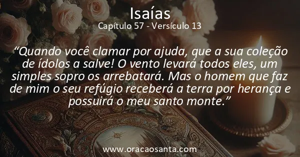 Isaías 57:13