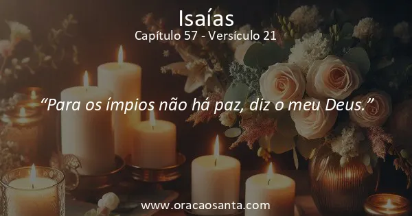 Isaías 57:21