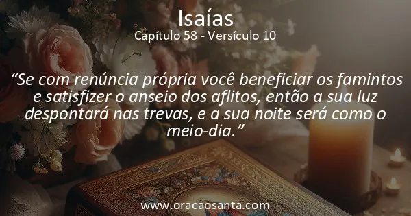 Isaías 58:10