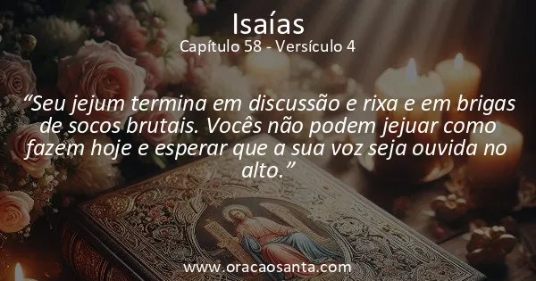 Isaías 58:4