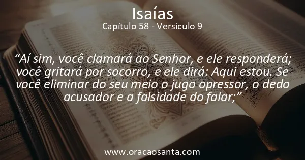 Isaías 58:9