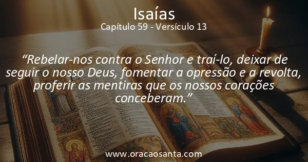 Isaías 59:13