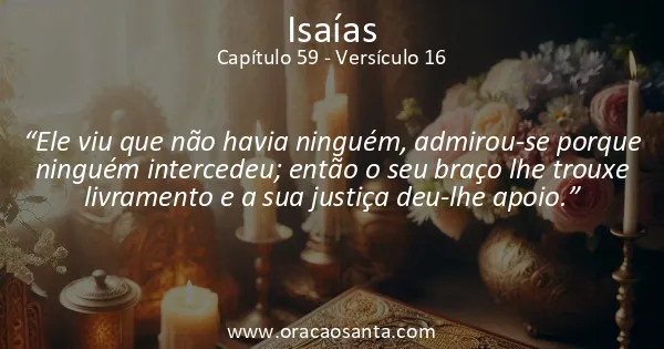Isaías 59:16