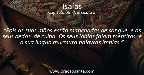 Isaías 59:3