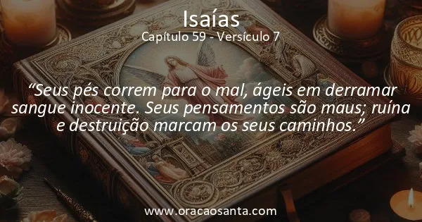 Isaías 59:7