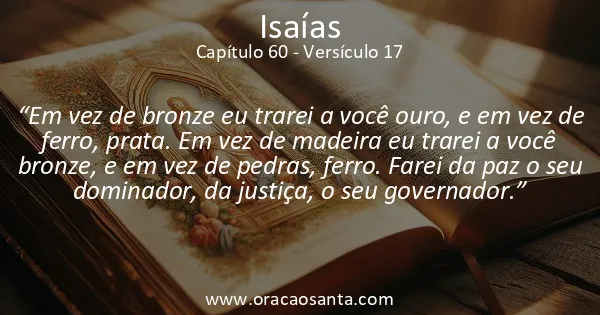 Isaías 60:17