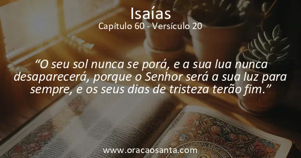 Isaías 60:20