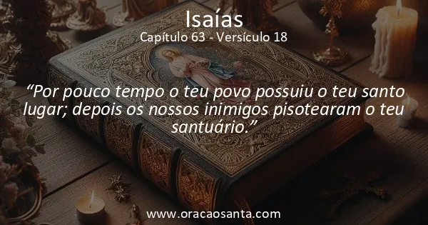 Isaías 63:18
