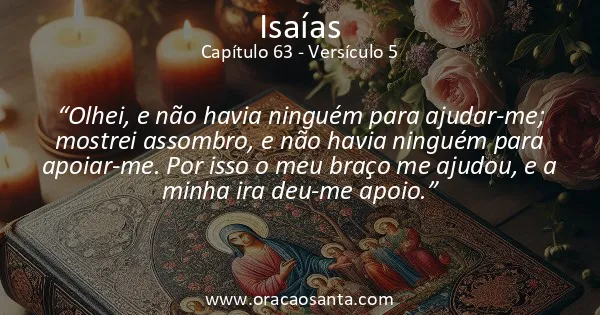 Isaías 63:5