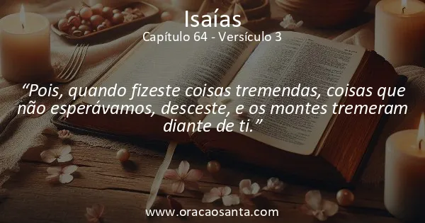 Isaías 64:3