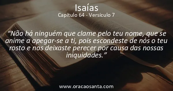 Isaías 64:7