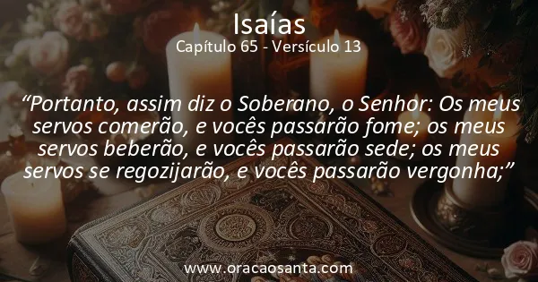 Isaías 65:13
