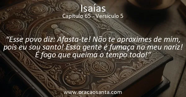 Isaías 65:5