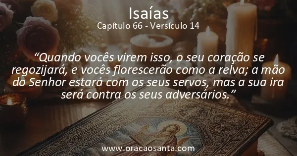 Isaías 66:14