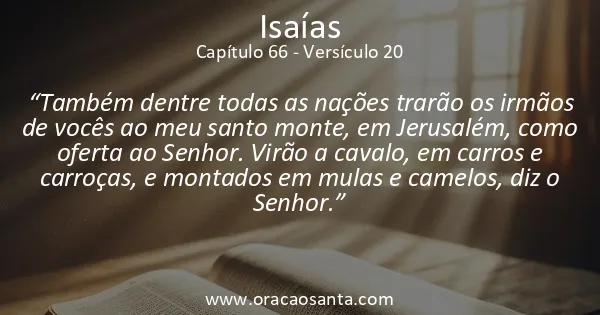 Isaías 66:20