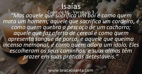 Isaías 66:3