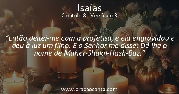 Isaías 8:3