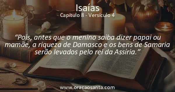 Isaías 8:4