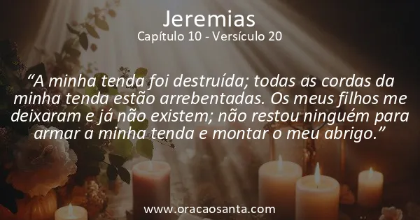 Jeremias 10:20