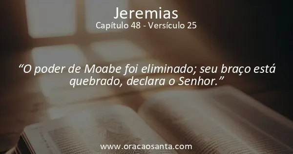 Jeremias 48:25