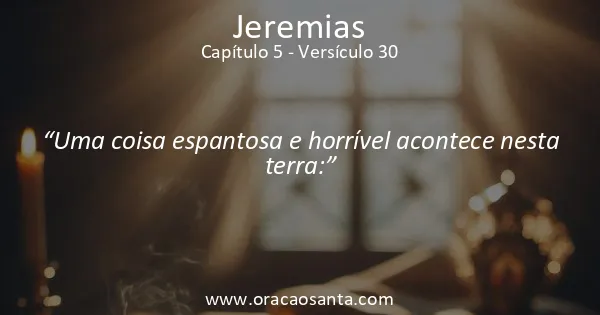 Jeremias 5:30