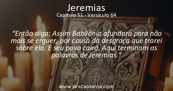 Jeremias 51:64