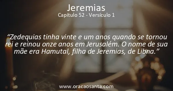 Jeremias 52:1