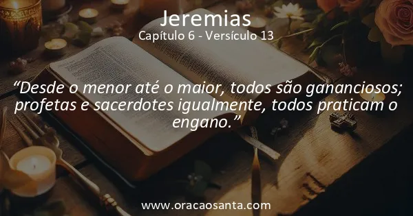 Jeremias 6:13
