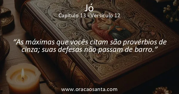Jó 13:12