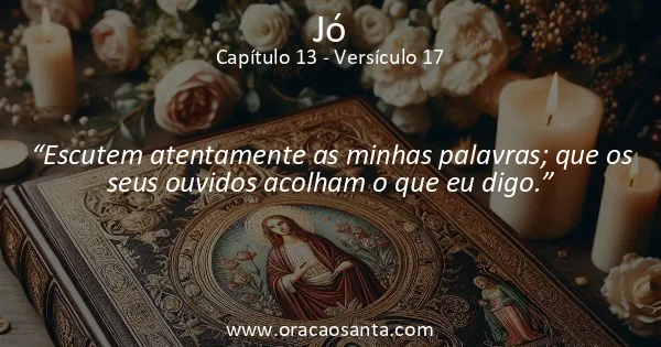 Jó 13:17