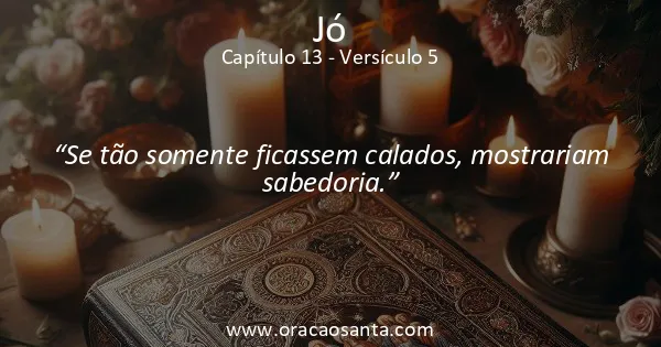 Jó 13:5