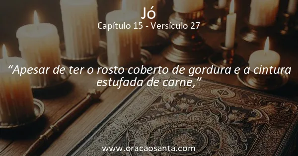 Jó 15:27