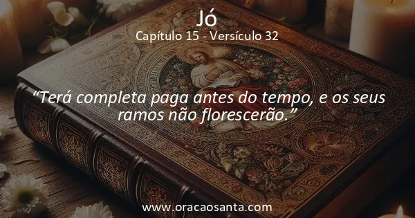 Jó 15:32