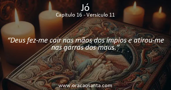 Jó 16:11