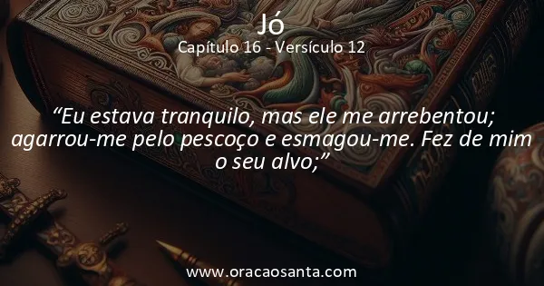 Jó 16:12