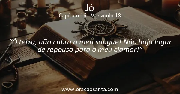 Jó 16:18