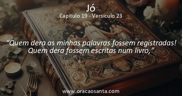 Jó 19:23