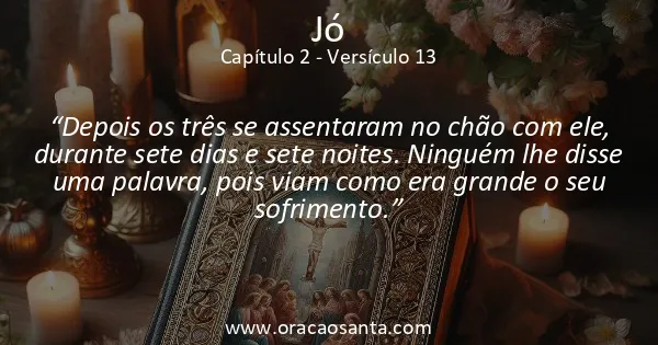Jó 2:13
