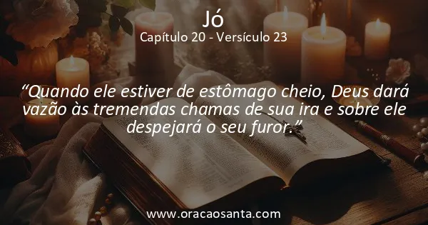 Jó 20:23
