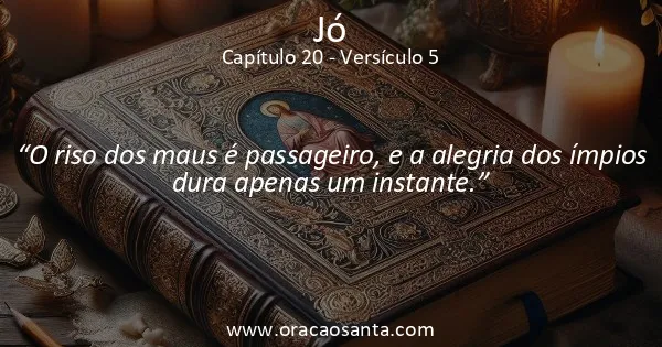 Jó 20:5