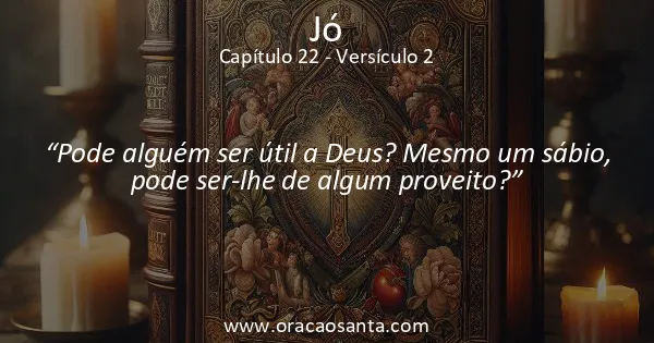 Jó 22:2