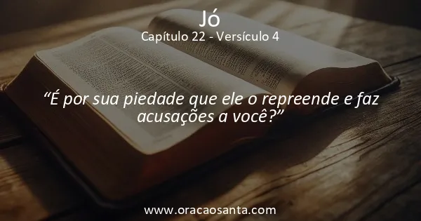 Jó 22:4