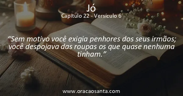 Jó 22:6